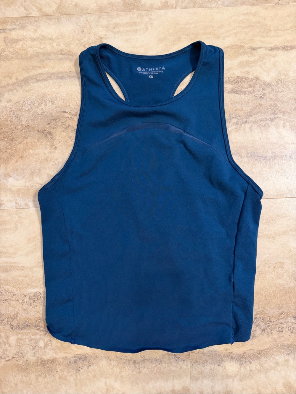 Athleta Deep Blue Racerback Active Tank